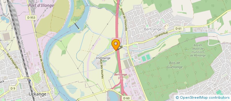 localisation de l'entreprise MD PEINTURE  BERTRANGE