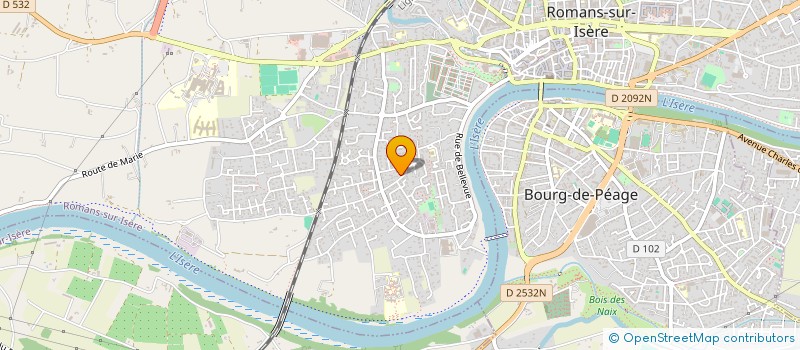 localisation de l'entreprise MD PEINTURE  ROMANS-SUR-ISERE