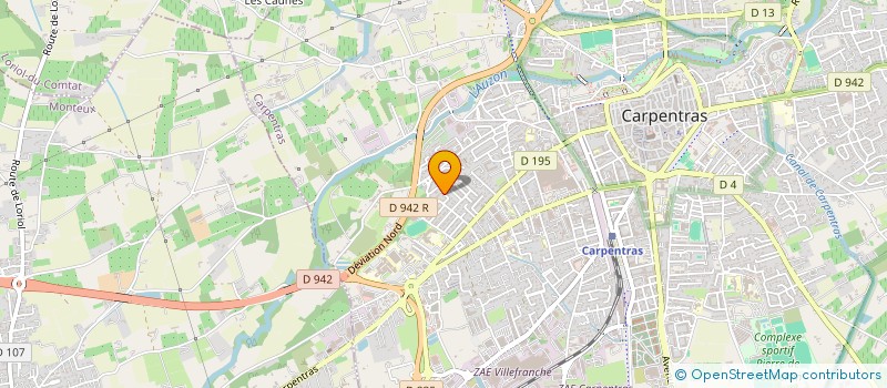 localisation de l'entreprise MD PLOMBERIE-CHAUFFAGE  AUBIGNAN