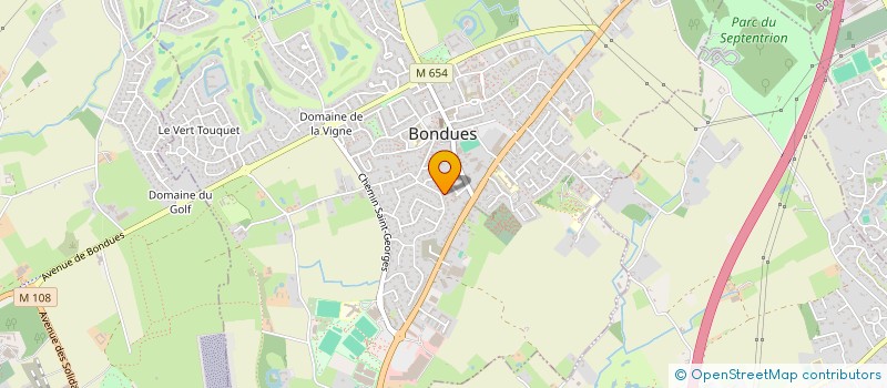 localisation de l'entreprise MD PLOMBIER - CHAUFFAGISTE à BONDUES