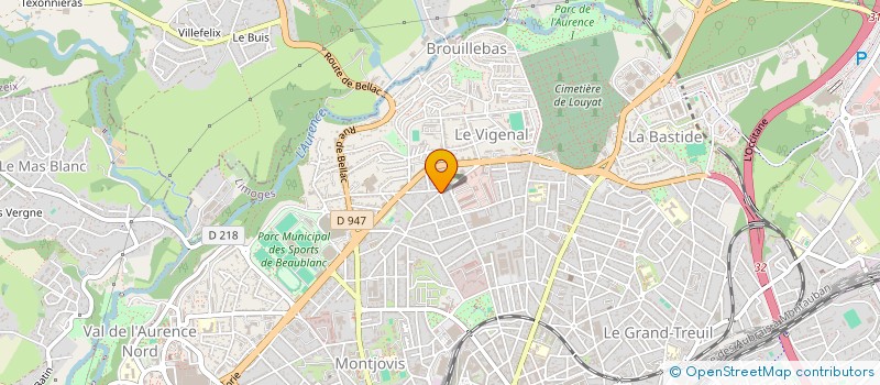 localisation de l'entreprise MD POTENTIAL à LIMOGES