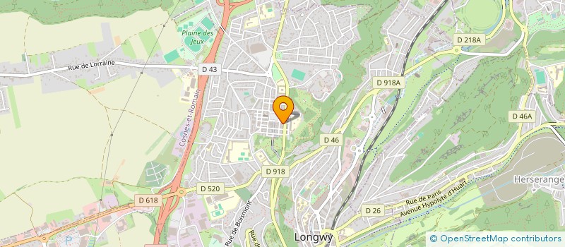 localisation de l'entreprise MD POULET à LONGWY