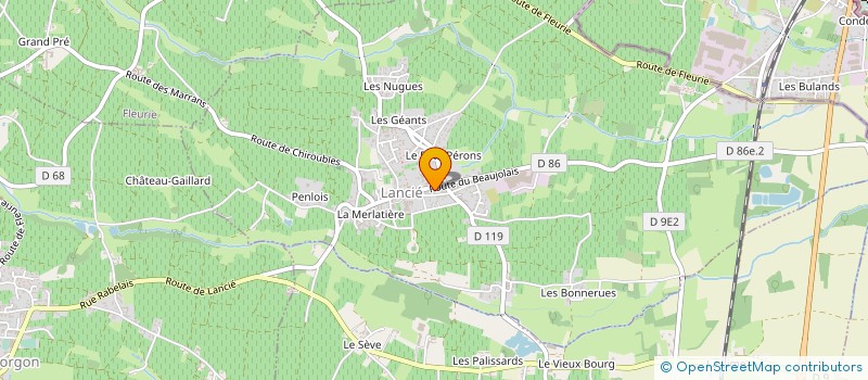 localisation de l'entreprise MD PRECISION à LANCIE