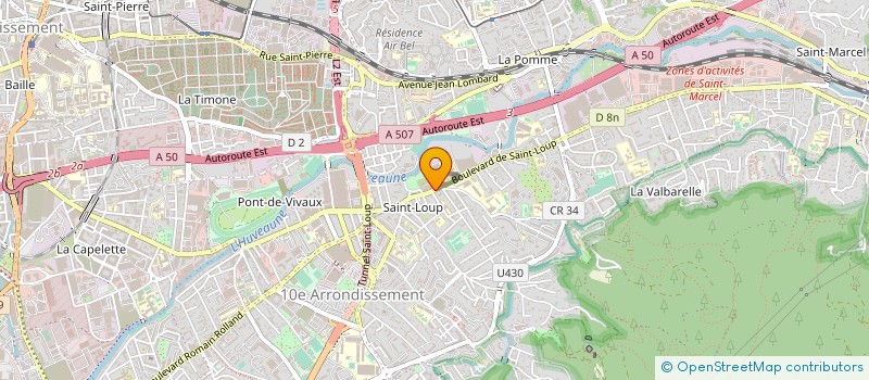 localisation de l'entreprise MD PRESTIGE à MARSEILLE