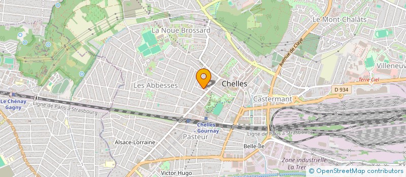 localisation de l'entreprise MD PRESTIGE  CHELLES