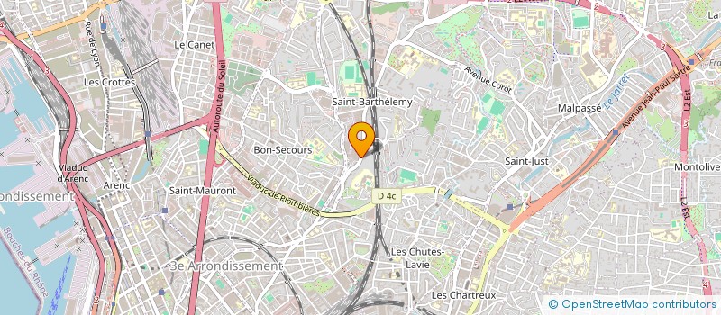 localisation de l'entreprise MD PRO  MARSEILLE