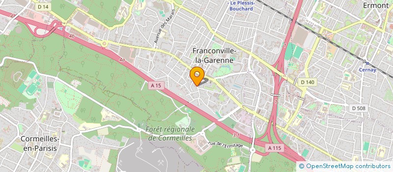 localisation de l'entreprise MD PRO BAT à FRANCONVILLE