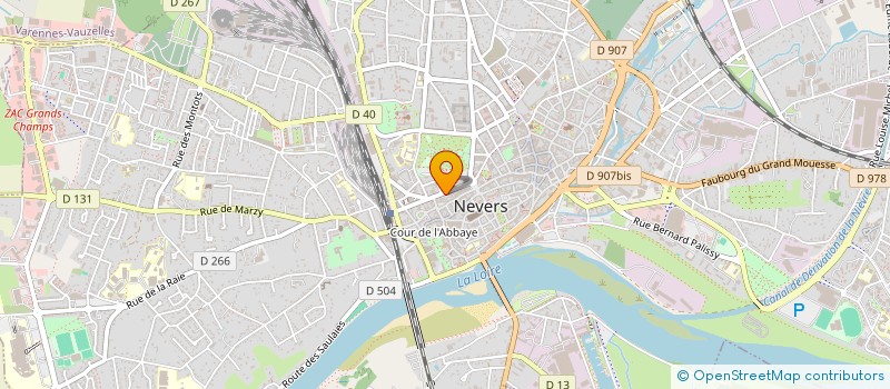 localisation de l'entreprise MD PRODUCTIONS à NEVERS