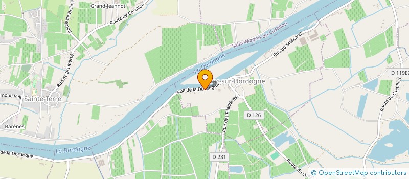 localisation de l'entreprise MD PROJET BOIS  CIVRAC-SUR-DORDOGNE