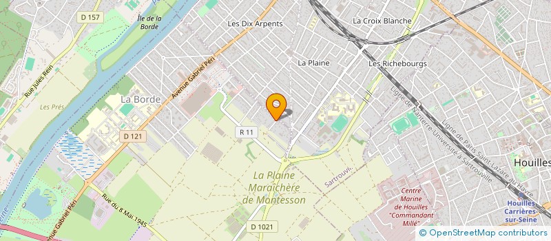 localisation de l'entreprise MD PROJETS  MONTESSON