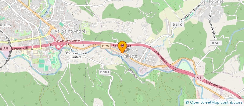 localisation de l'entreprise MD PROMOTIONS  LE THOLONET