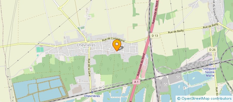 localisation de l'entreprise MD PROPERTIES  CHEVRIERES