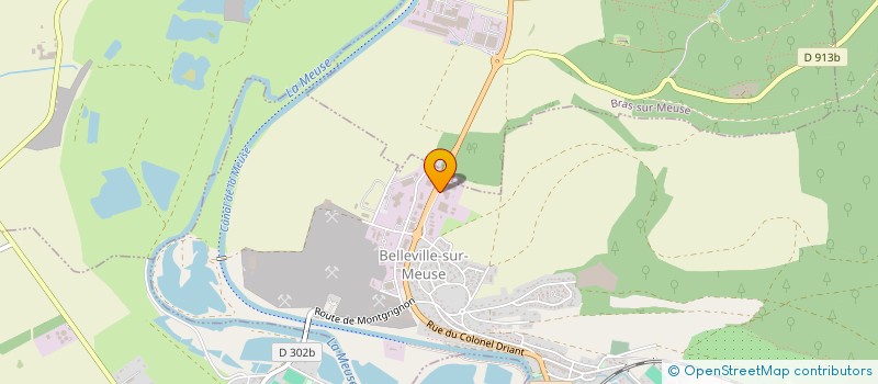 localisation de l'entreprise MD PROTECTION à BELLEVILLE-SUR-MEUSE