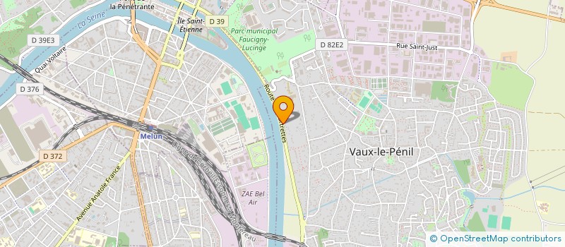 localisation de l'entreprise MD RENOV à VAUX-LE-PENIL