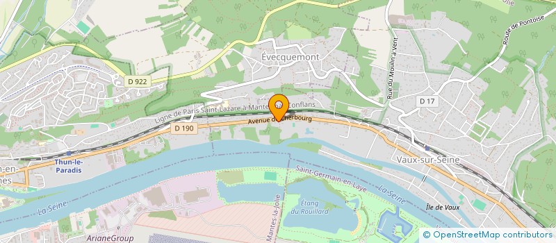 localisation de l'entreprise MD-RENOV  VAUX-SUR-SEINE