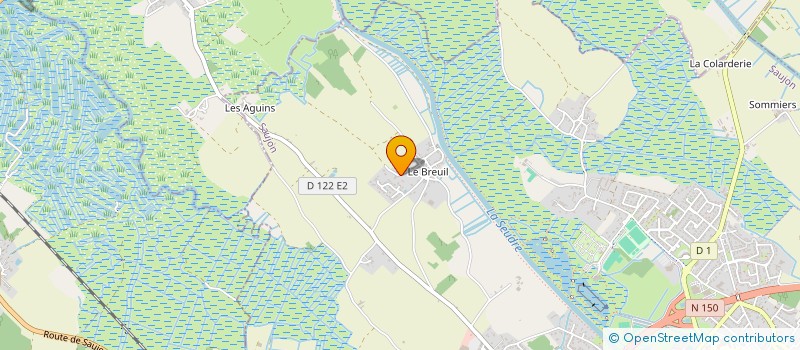 localisation de l'entreprise MD RENOVATION 17  SAUJON