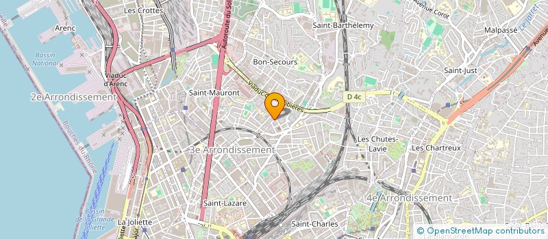 localisation de l'entreprise MD RENOVATION à MARSEILLE