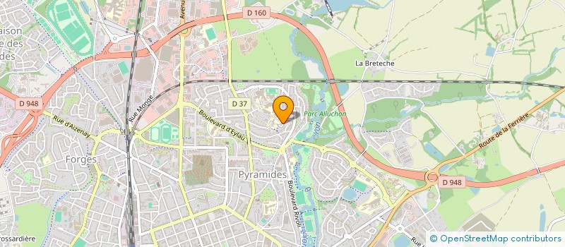 localisation de l'entreprise MD RESEAUX à LA ROCHE-SUR-YON