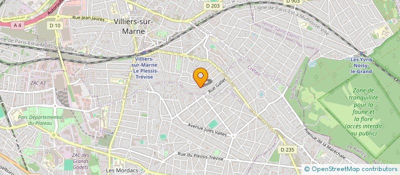 localisation de l'entreprise MD-RUN  VILLIERS-SUR-MARNE