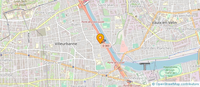 localisation de l'entreprise MD SERVICES à VILLEURBANNE