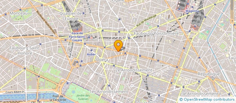 localisation de l'entreprise MD START II à PARIS