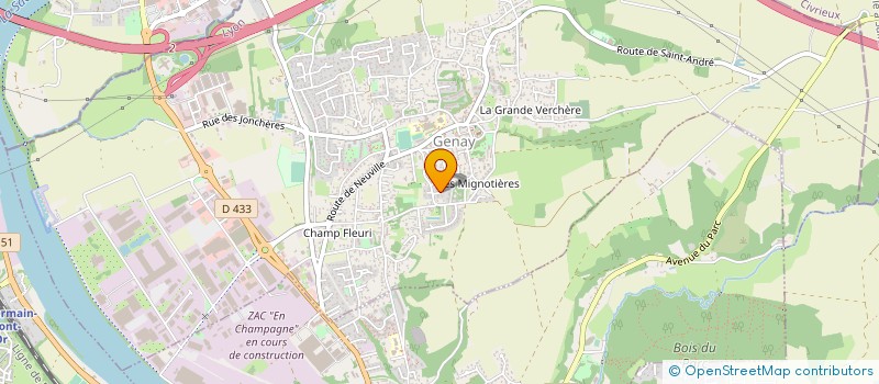 localisation de l'entreprise MD-TAL  GENAY