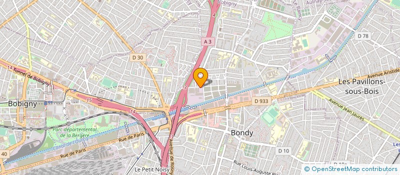 localisation de l'entreprise MD TECHNIQUE&CHAUDRONNERIE à BONDY