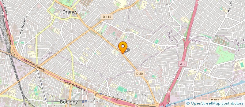 localisation de l'entreprise MD TEX à DRANCY
