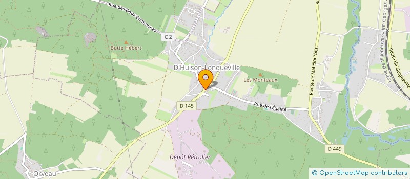 localisation de l'entreprise MD THERM à D'HUISON-LONGUEVILLE