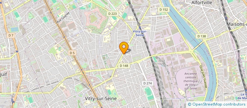 localisation de l'entreprise MD TRANS  VITRY-SUR-SEINE