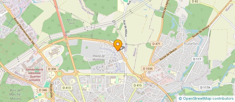 localisation de l'entreprise MD TRAVAUX GENERAUX à MELUN