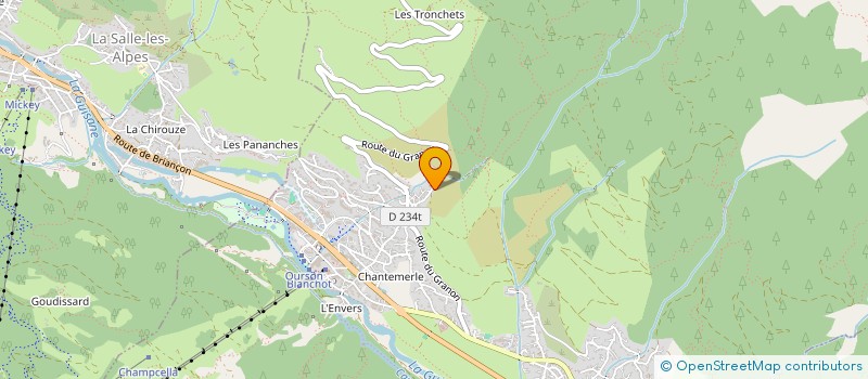 localisation de l'entreprise MD05  SAINT-CHAFFREY