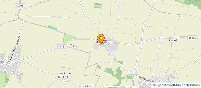 localisation de l'entreprise MD17  THAIRE