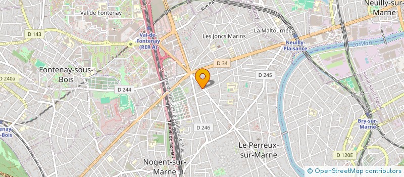 localisation de l'entreprise MD2  LE PERREUX-SUR-MARNE