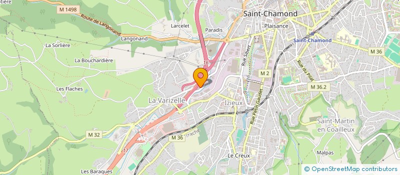 localisation de l'entreprise MD2 MULTIFOOD à SAINT-CHAMOND