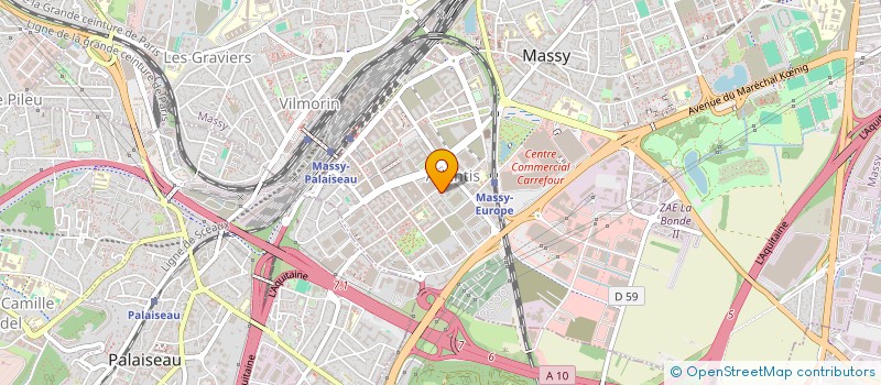 localisation de l'entreprise MD2 SCI à MASSY
