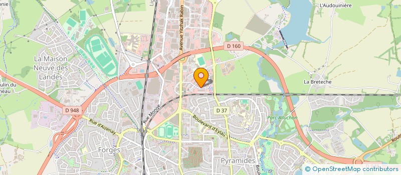 localisation de l'entreprise MD2C à LA ROCHE-SUR-YON
