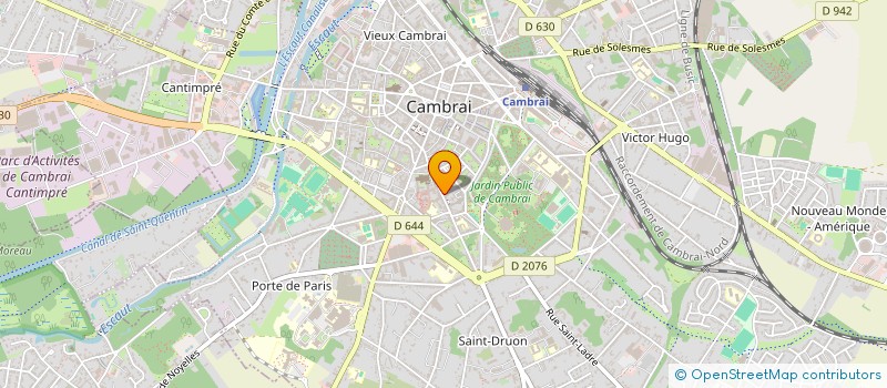 localisation de l'entreprise MD2C INVEST à CAMBRAI