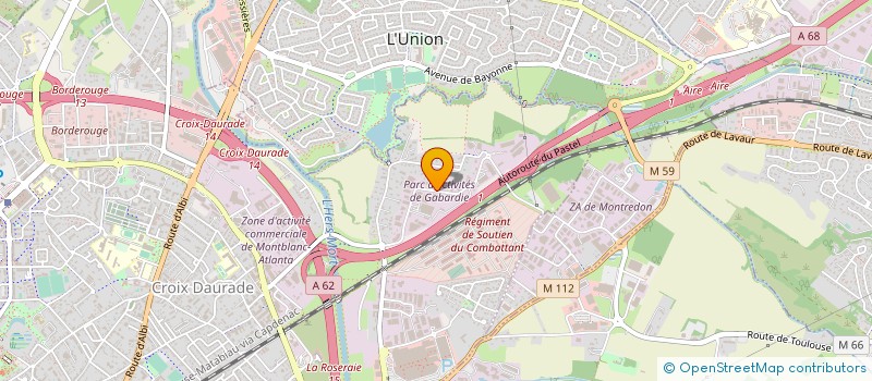 localisation de l'entreprise MD2F à TOULOUSE