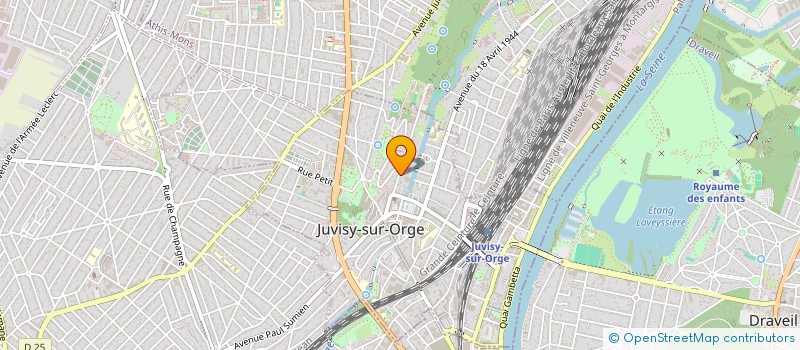 localisation de l'entreprise MD2I CONSULTING à JUVISY-SUR-ORGE