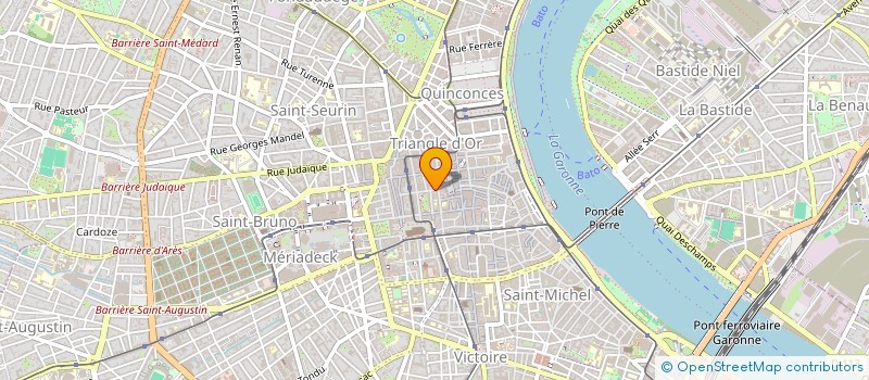 localisation de l'entreprise MD2M INGENIERIE à BORDEAUX
