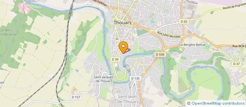 localisation de l'entreprise MD3  THOUARS
