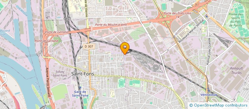 localisation de l'entreprise MD3B  VENISSIEUX