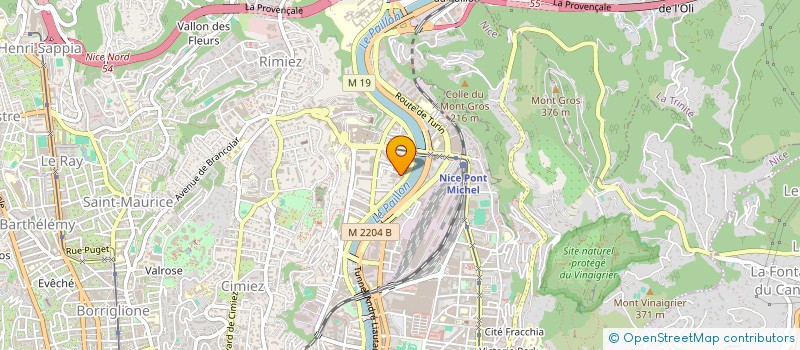 localisation de l'entreprise MD3G à NICE