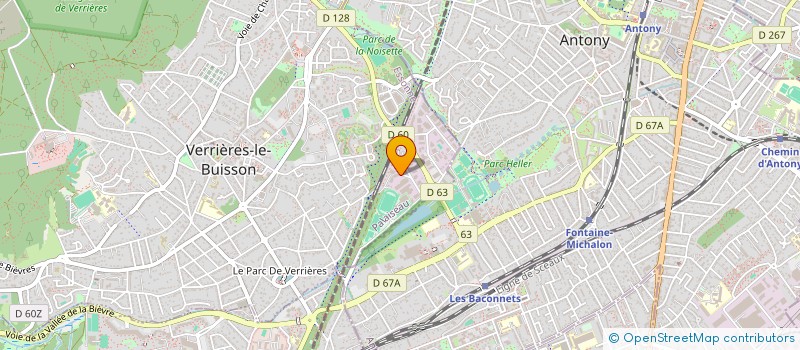 localisation de l'entreprise MD4 à VERRIERES-LE-BUISSON