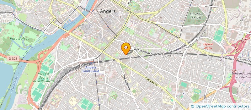 localisation de l'entreprise MD4U DEVELOPPEMENT à ANGERS