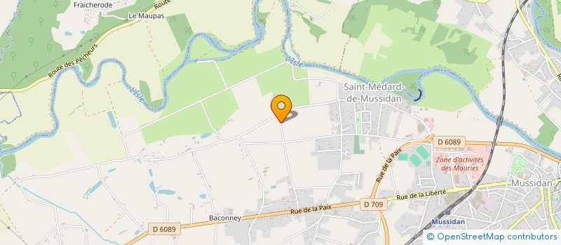 localisation de l'entreprise MDA 24  SAINT-MEDARD-DE-MUSSIDAN
