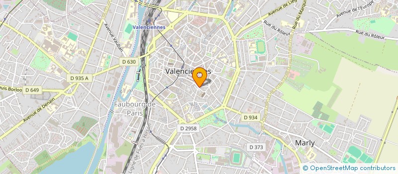 localisation de l'entreprise MDA  VALENCIENNES