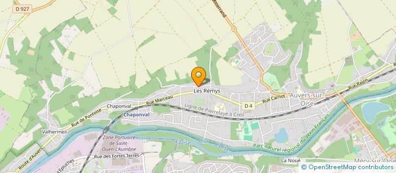 localisation de l'entreprise MDA  AUVERS-SUR-OISE