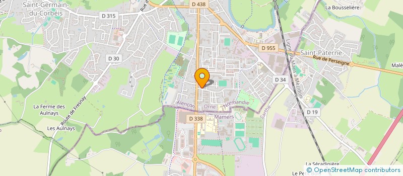 localisation de l'entreprise MDA à ALENCON